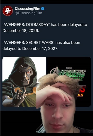 I can’t believe the delay has finally happened 😭 #mcu #avengers #avengersdoomsday #dune #marvel #marvelstudios