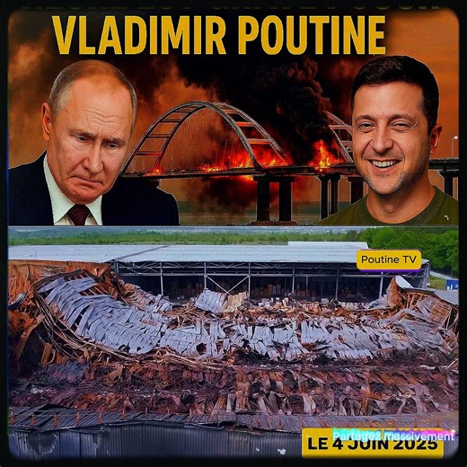 🚨🚨 🛑🚫L'HEURE EST GRAVE POUR POUTINE: L'Ukraine frappe le pont de la Crimée‼️ | Poutine TV