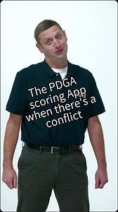 The @pdga scoring app when there's a scoring conflict...I do like this feature!!! | Johne"It's About Time" Mccray