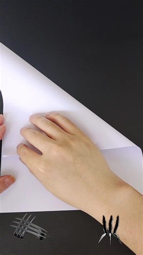 Teach you how to fold wolverine paper in 30 seconds 😏😏