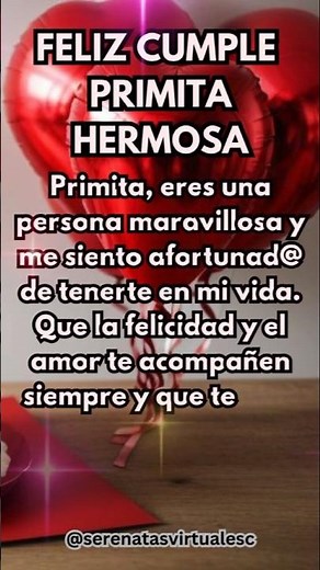 feliz cumple prima hermosa! Mensaje de cumpleaños para mi prima