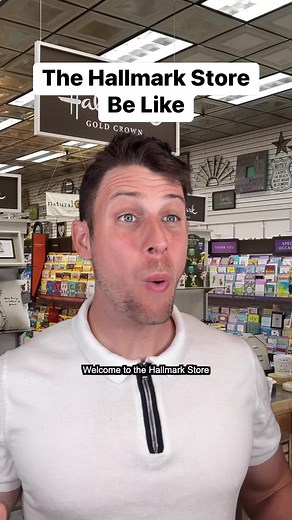 In classic Hallmark form, the main character in this skit is actually from New Hampshire and is getting over a break up. He’s about to see an old neighbor from high school and fall in love right before the holidays #hallmark #movie #cheesy #store #retail #employee #customer #company #holidays | Tyler Regan