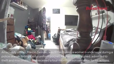 Police officer caught stealing woman’s underwear