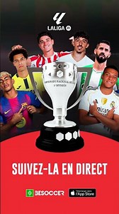 Téléchargez l'application pour suivre en direct tous les matchs et toutes les infos...