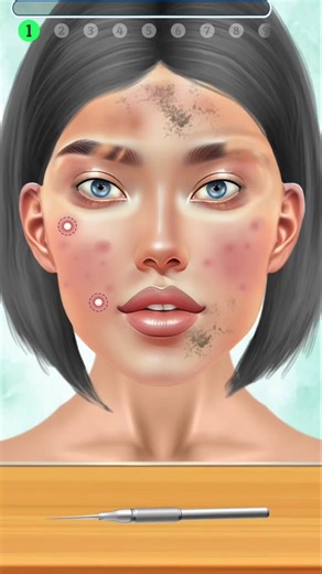 Face cleaning game #gaming #makeover #girlsgaming