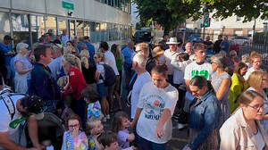 34K views · 632 reactions | Over a hundred people have gathered for a protest at Jersey Ambulance Station to express their solidarity with two ambulance workers who were found guilty in court this week of failing to take reasonable care of a patient. | Channel 103 | Facebook