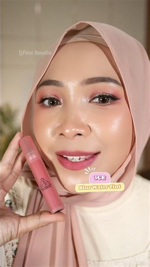 This 3CE Blur Water Tint shade is super fresh 🩷 #liptint#lippies#3ce#makeup#shopeerecommendations...