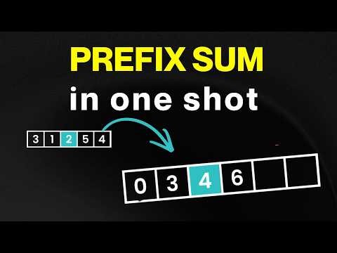 Prefix Sum in 7 minutes | Algomonster