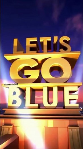 Michigan Football Let's Go Blue Introduction