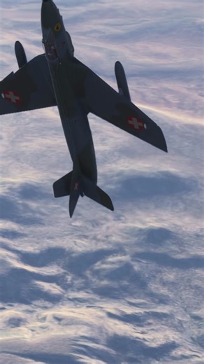 The Hawker Hunter MK58 cruising gracefully through the sky — a true classic that never goes out of style. Vintage speed, timeless design, and pure aviation heritage in every frame. ✈️ #HawkerHunter #MK58 #ClassicJets #AviationHistory | GameboyRed