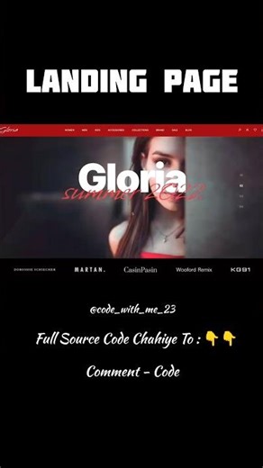 Stunning Clothing Brand Website 😍 | Fashion Website Using HTML CSS & JavaScript