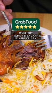 4.6K views · 4 comments | Jom sama-sama ️ experience the rich flavours of Middle Eastern cuisine right at your doorstep with SABA Restaurant on GrabFood!  This GrabFood 5-Star rated spot serves some of the best Lamb Kabsa and Chicken Mandi in KL.  Jom cuba order! GrabFood Giler Variety! #GrabFood5Star #5Star #SABARestaurant #MiddleEasternCuisine | GrabFood | Facebook