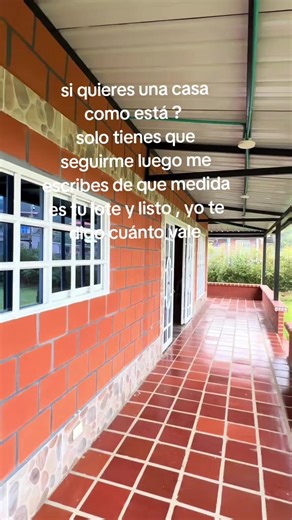 2 pasos para que tengas una casa como está ,1 me sigues 2 me escribes de que medida es tu lote y listo #laconstruction #teagotucasa#atumedida#fyp🏗️👷🇨🇴 #LIVEIncentiveProgram