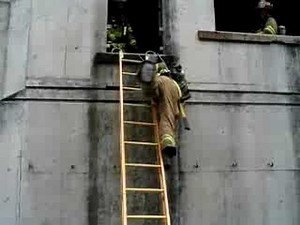 firefighter ladder bailout failure