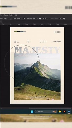 How to design a minimalist editorial magazine cover