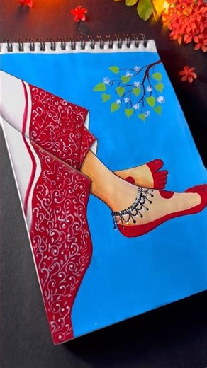 Beautiful girl feet drawing ♥️✨🤍 #art #drawing#shorts