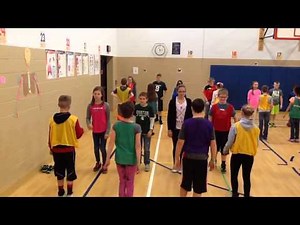 5th grade square dance Jamestown Elementary PE