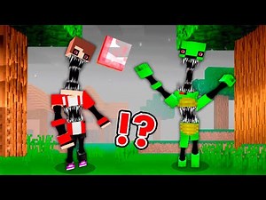 JJ and Mikey Morph into ANOMALY - Maizen Minecraft Animation