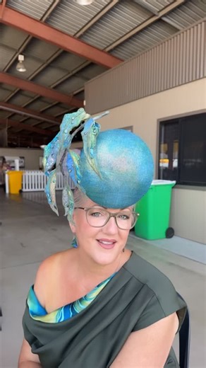Amazing opal inspired millinery featuring real opals! By @melissagayedesigns  | Millinery Market | Facebook
