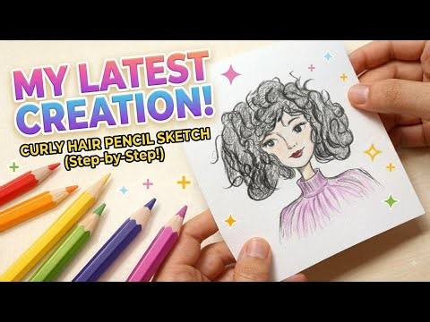 This Wavy Hair Texture is Everything ✨ Relaxing Pencil ASMR