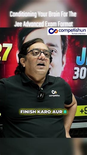 JEE Advanced Strategy: Finish 1 Chapter Daily + Build 6-Hour Exam Stamina Like a Topper
