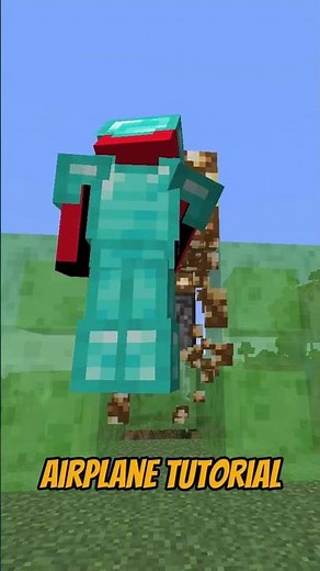simple working airplane minecraft tutorial