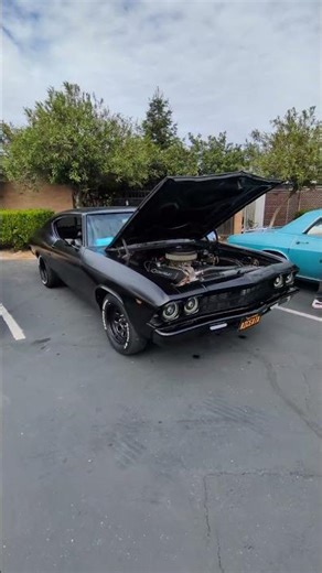 1968 Chevrolet Chevelle muscle car (Matte Black)