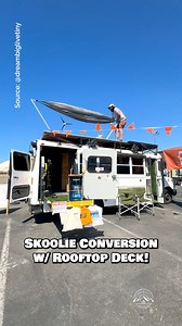 What do you think of this skoolie conversion of this 2012 Chevy Express with only 77,000 miles? This skoolie was converted by Off Grid Custom Rigs for a client that was a scuba dive instructor living in it full-time! The skoolie features a kitchen with apartment-size appliances & lots of cabinet storage, a dining table for 2 people, a couple of closets, a large accessible wet bath with a shower & composting toilet, & a rooftop deck! What would you change or add? #skoolie #skoolieconversion #scho