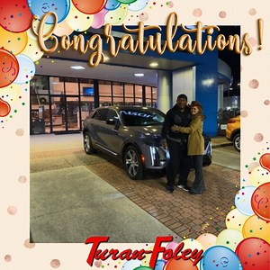 🎉🎉‼ CONGRATULATIONS ‼🎉🎉 Mr. and Mrs. Butler on the purchase of your new 2024 Cadillac Lyriq‼‼ Welcome to the Turan Foley Family. We Greatly Appreciate your business. Sales Specialist: Jake M. #turan_foley_family #turan_foley_motors #cadillac #cadillaclife #cadillaclove #CadillacLyriq #cadillaclifestyle #LYRIQ #lyriqlife #lyriqlifestyle | Turan Foley Chevrolet Cadillac