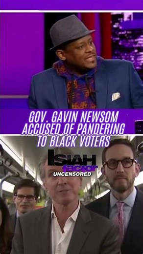 California Governor #GavinNewsom accused of talking down to Black voters