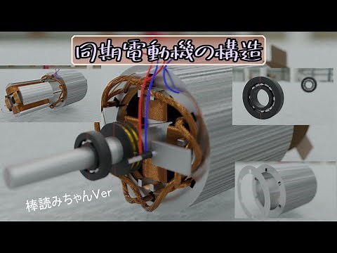 【電験三種：機械】同期電動機の構造【ver1】