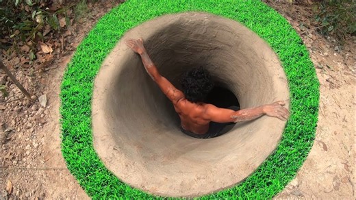 95 Days Building a Million Dollar Underground Water Slide To Underground Swimming Pool