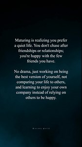 Nobody tells you this… but real maturity is choosing peace over noise. | Minions World