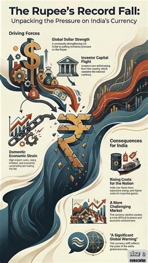 “Indian Rupee Crashes! Why Is It Falling Against the Dollar?”