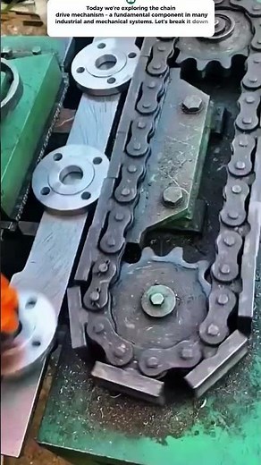Chain Drive Mechanism - Educational Short: Specifications, Working Principle & Productivity Impact"
