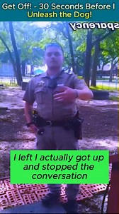 Get Off! - 30 Seconds Before I Unleash the Dog! | Copwatch and Audit