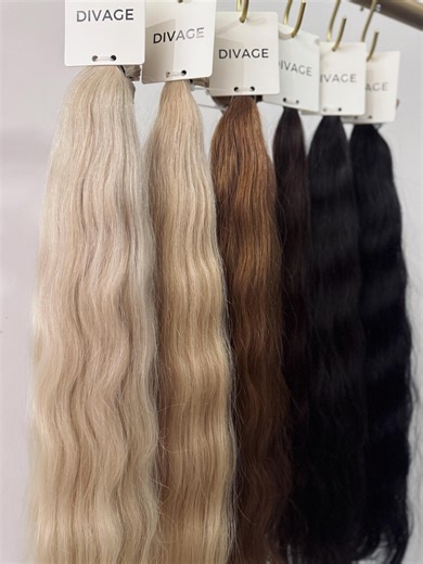 Wavy Slavic Tape-in Hair Extensions: Remy Double Drawn 50g - Etsy