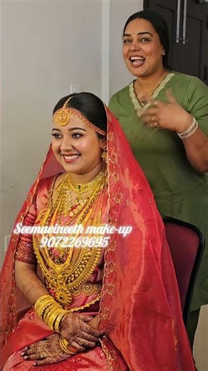 Trivandrum wedding make-up Book Your date with us to know more details WhatsApp Dm 9072269695