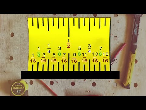 How to read a tape measure in inches