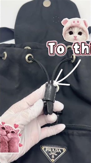 ⚠️ Your Prada Backpack Looking Worn Out? 😭👜