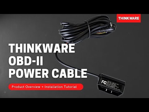 How to Power a Dash Cam With a OBD-II Port - Thinkware OBD-II Power Cable