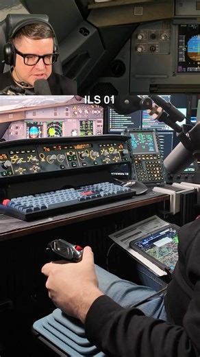 SAS A320 Arrival with real Lithuanian ATC (VATSIM) #shorts