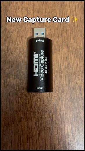 I got a new Capture Card #streamer #goodnews