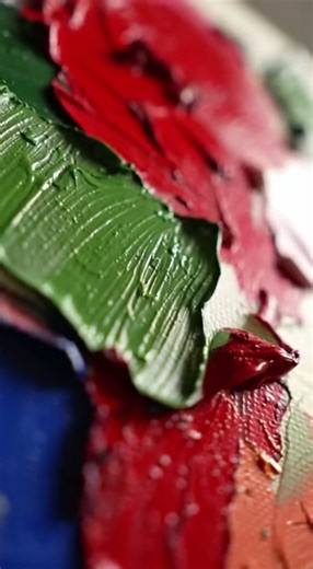 Abstract Art Process | Thick Paint, Texture & Emotion