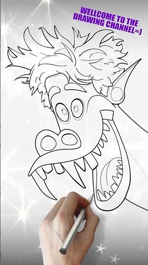 How to Draw Johnny but Monster from hotel transylvania