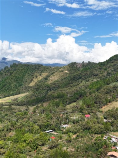 Gramazu y Alto de Gramazu: vuelo drone sobre Valle de San José, Oxapampa
