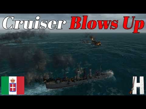 Cruiser Explosion! | Ultimate Admiral: Dreadnoughts | Italy Campaign | Part 4
