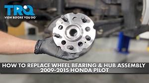 How to Replace Rear Wheel Bearing  Hub Assembly 2009-2015 Honda Pilot