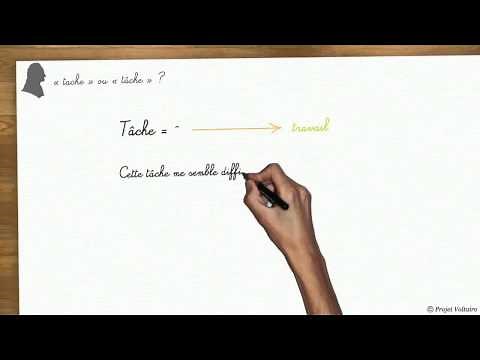 « tache » ou « tâche » ? | L'orthographe avec Projet Voltaire