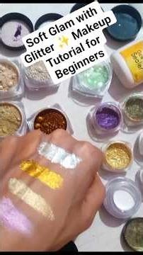 Easy Glitter Eye Makeup ✨ Beginner Friendly Tutorial